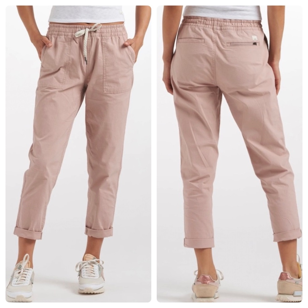 Vuori Vintage Ripstop Pant In Dogwood
